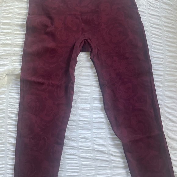 Spanx rose print 1/3 leggings - Picture 5 of 6